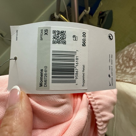 Nike Soft Pink Joggers - Picture 8 of 9